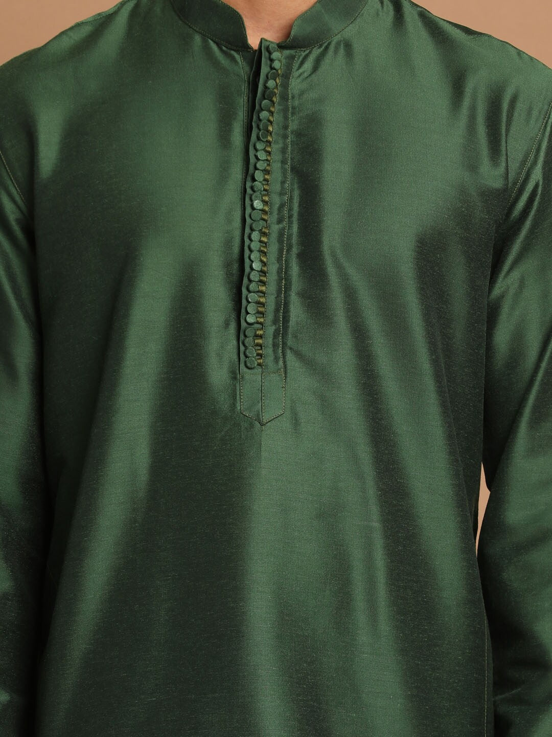 Men Green Kurta