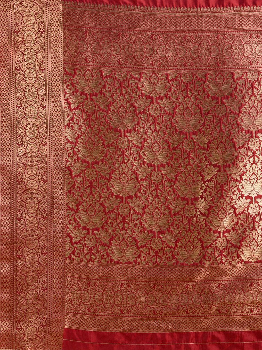 Woven Design Art Silk Kanjeevaram Saree With Blouse Piece