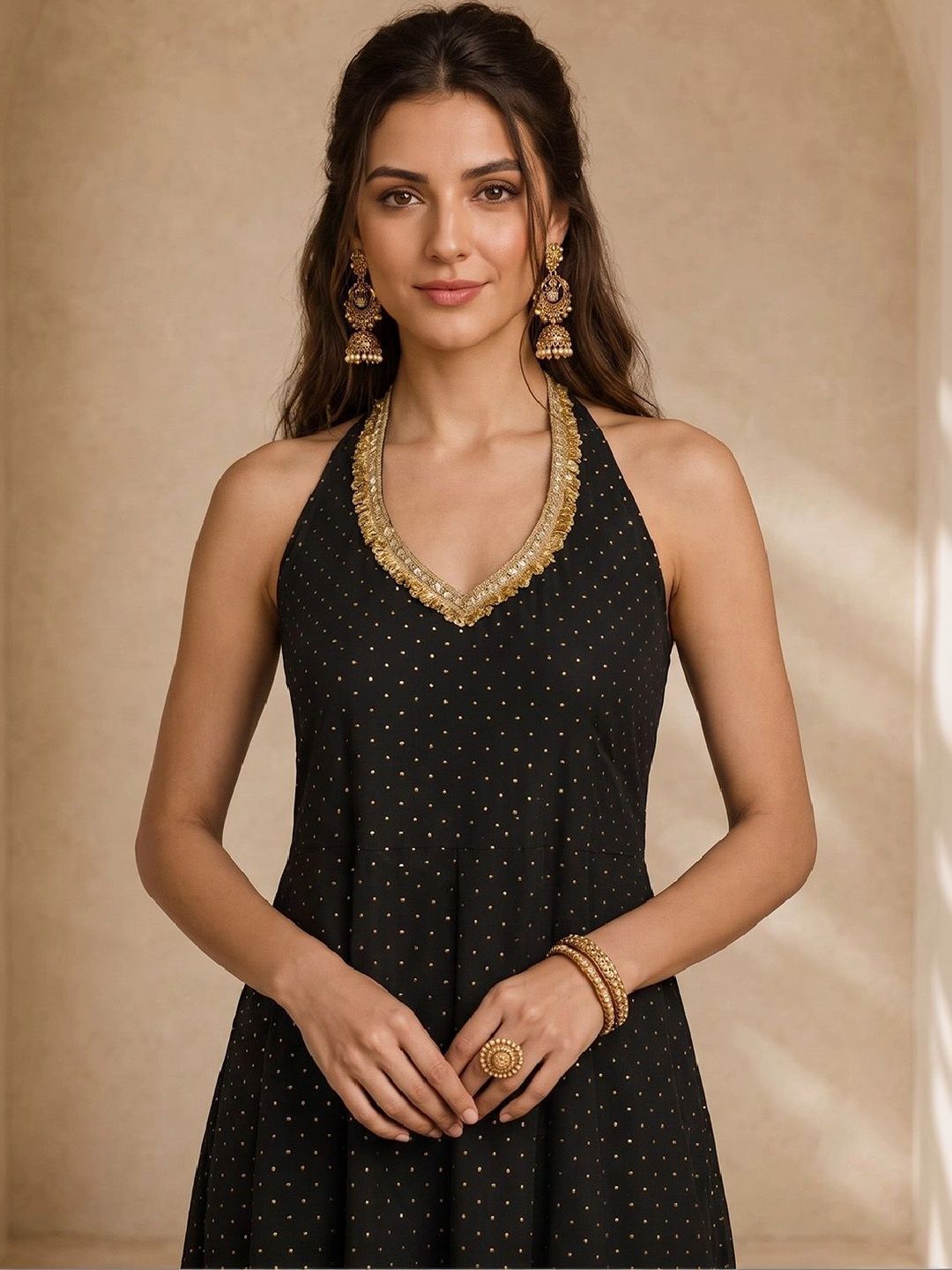 Women Ethnic Motifs Printed Regular Kurta with Trousers & With Dupatta