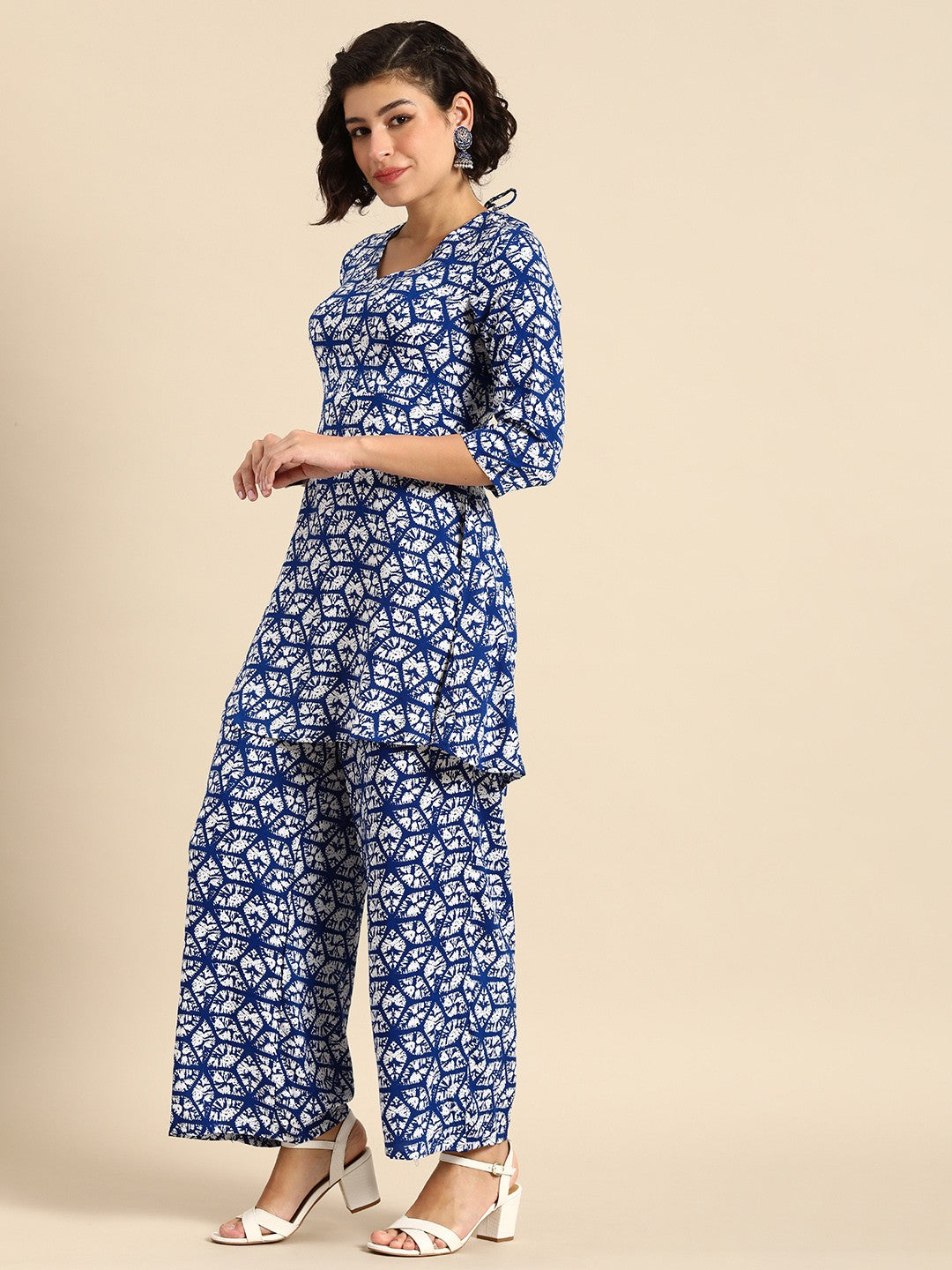 Printed Regular Kurta with Palazzos
