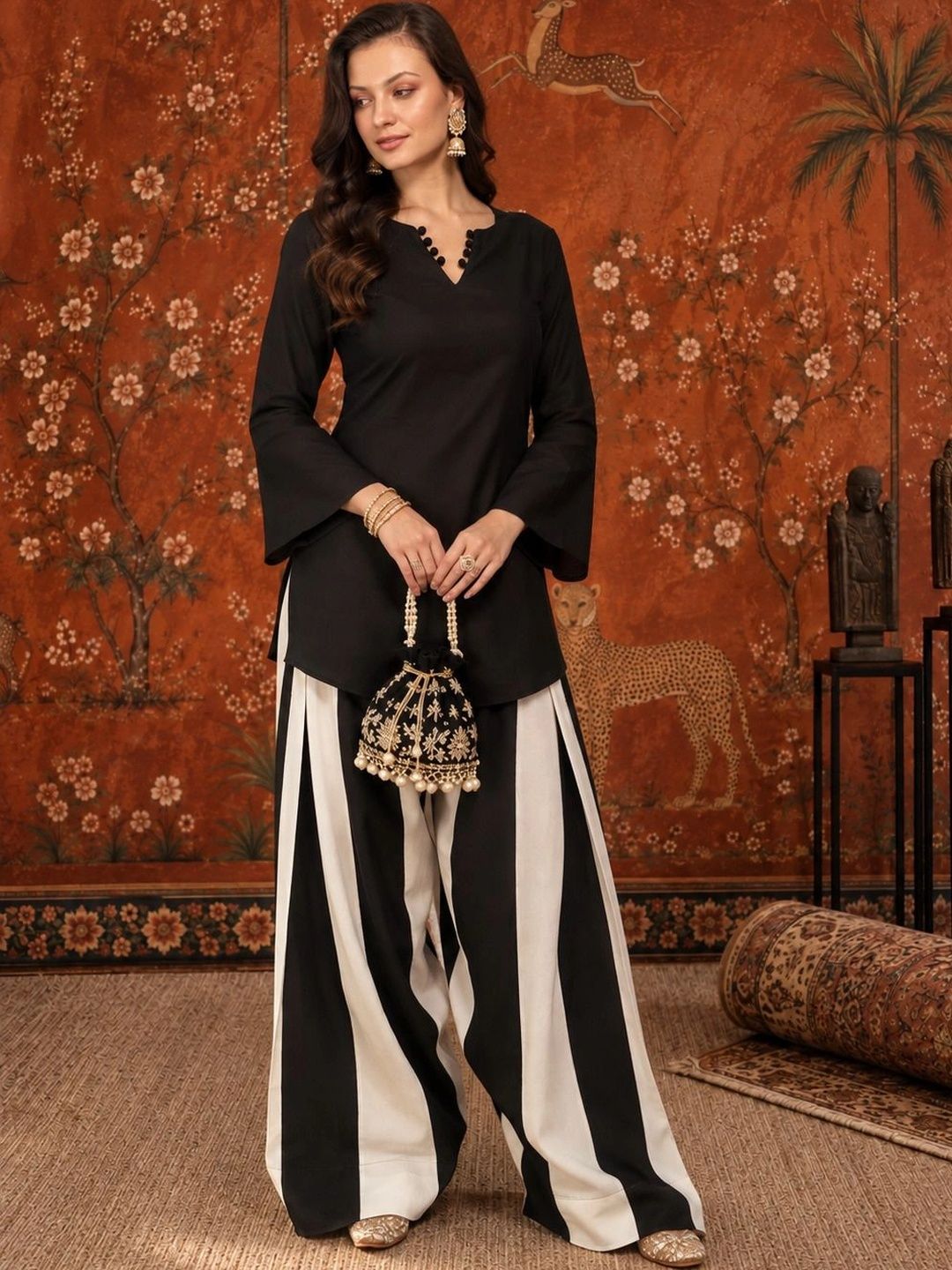Women Regular Kurta with Palazzos