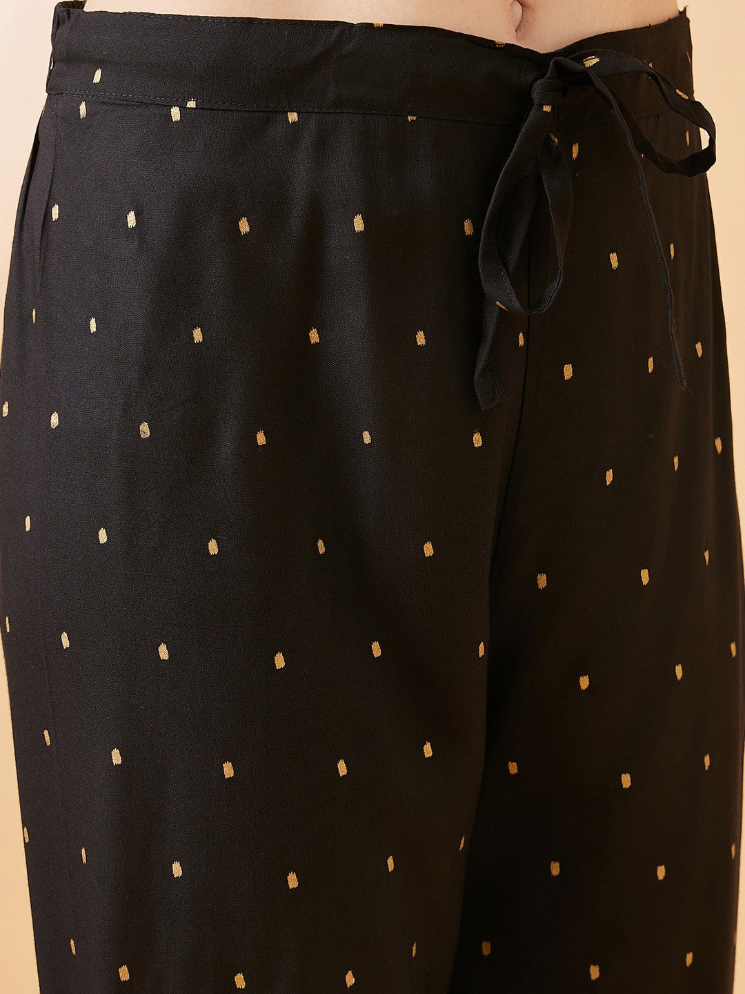 Ethnic Motifs Yoke Design Regular Kurta with Trousers