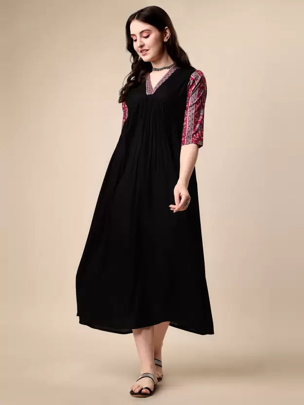 Women Maxi Pink Dress
