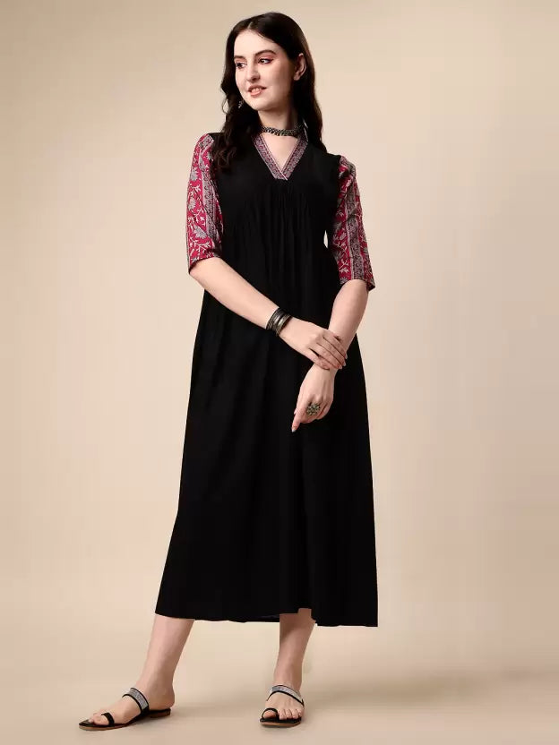 Women Maxi Pink Dress