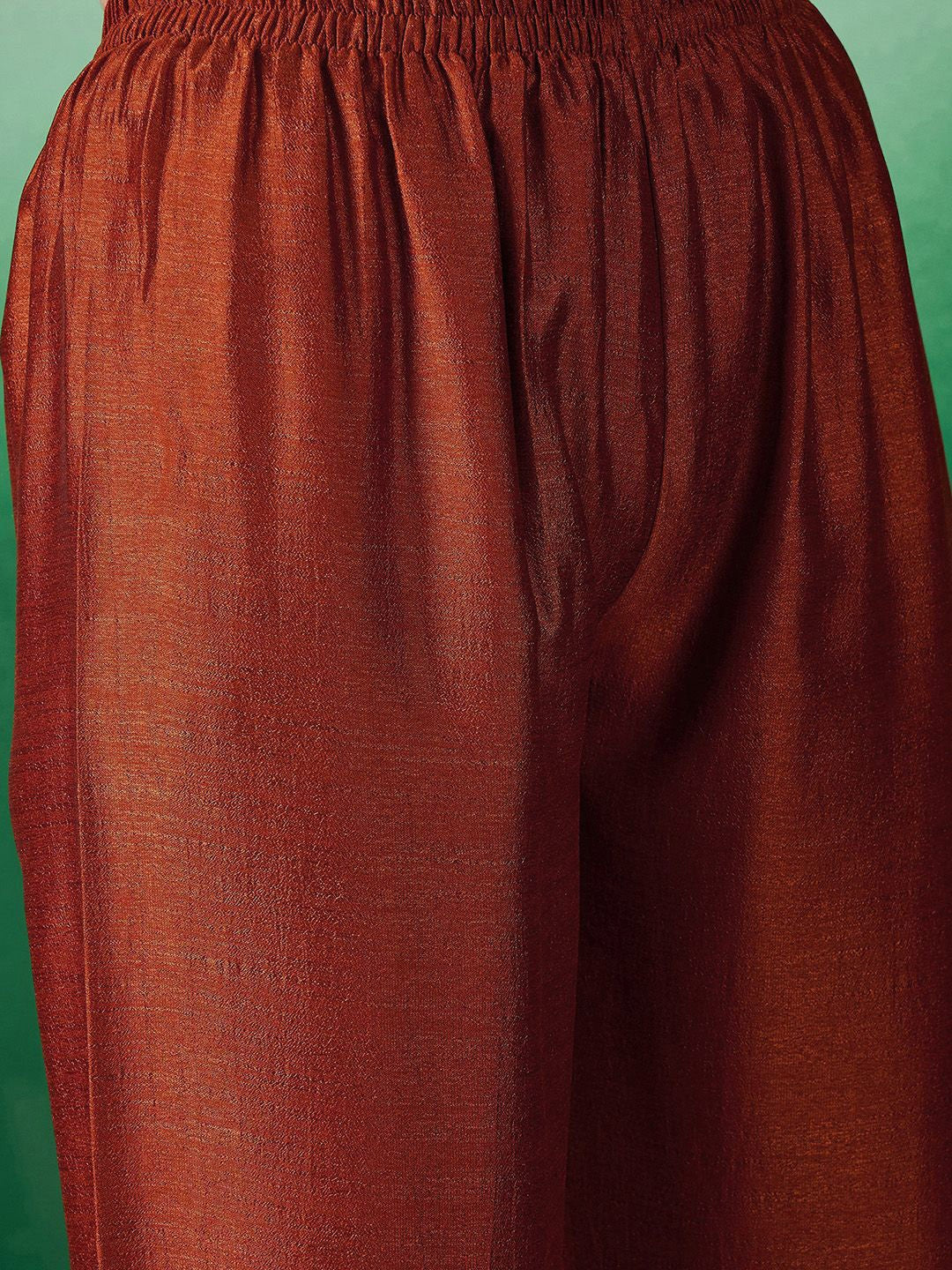 Embroidered Straight Kurta Set With Shrug