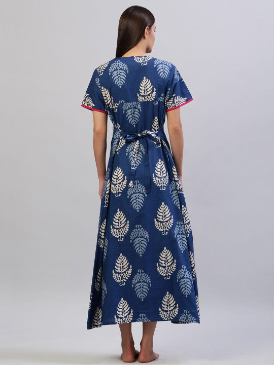 Printed Cotton Maxi Nightdress