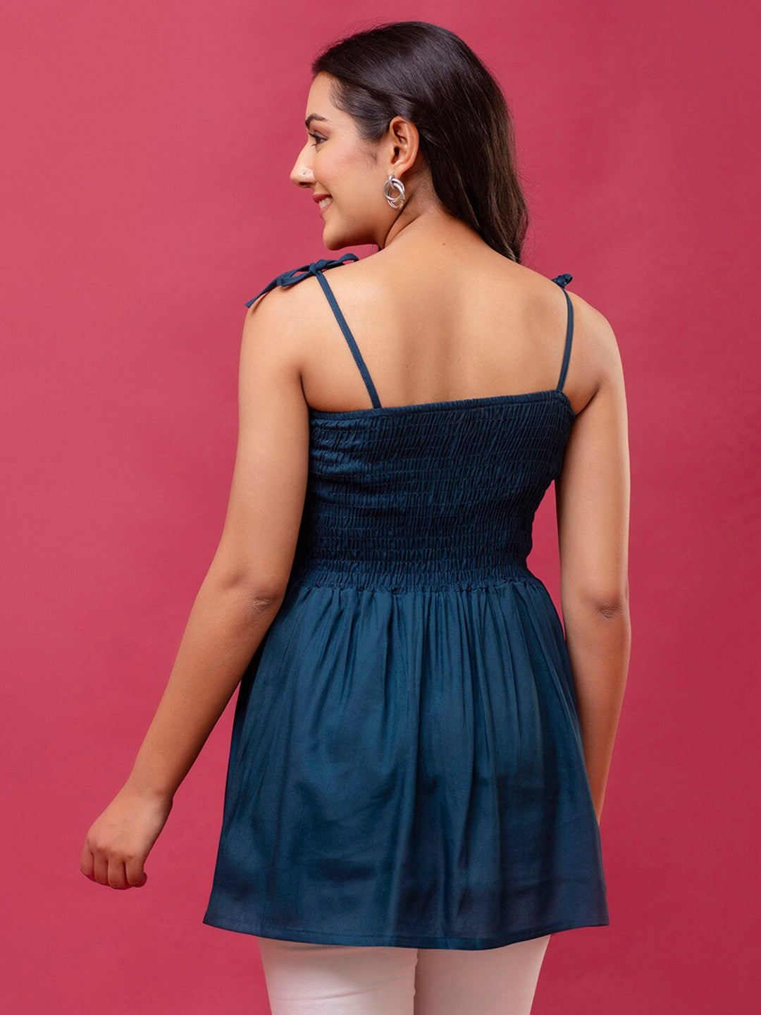 Hip Length Sleeveless Tunic