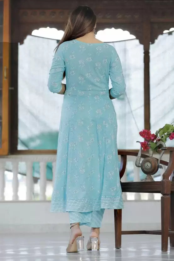 Women Kurta Pant And Dupatta Set Viscose Rayon
