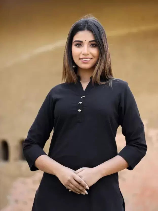 Women Kurta and Pant Set Cotton Rayon