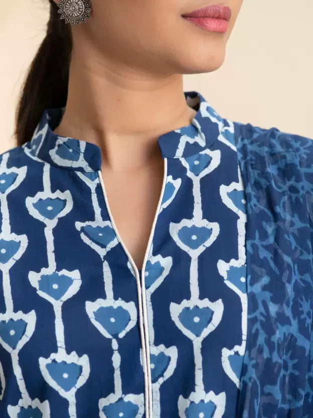 Women Kurta and Pant Set Viscose Rayon