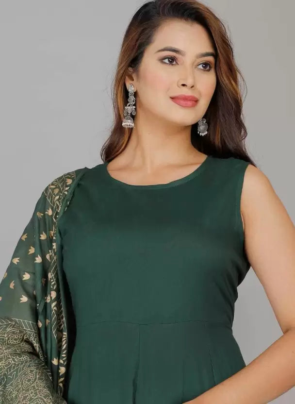 Women Kurta and Sharara Set Viscose Rayon