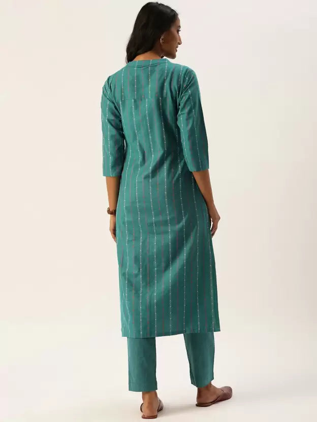 Women Pure Cotton Kurta Pant Set