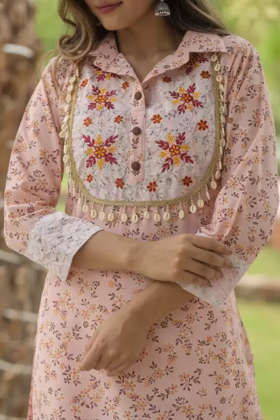 Women Pure Cotton Kurta Patiala Set