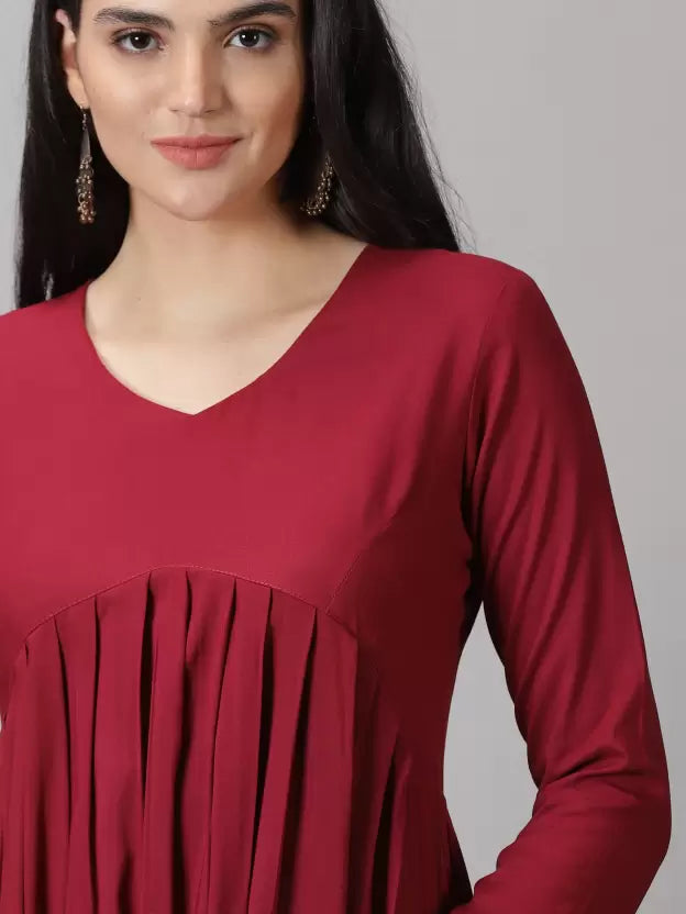 Women Viscose Rayon Kurta Pant Set