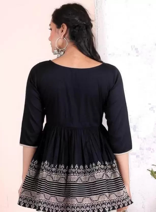 Casual Regular Sleeves Printed Women MulticolorTop
