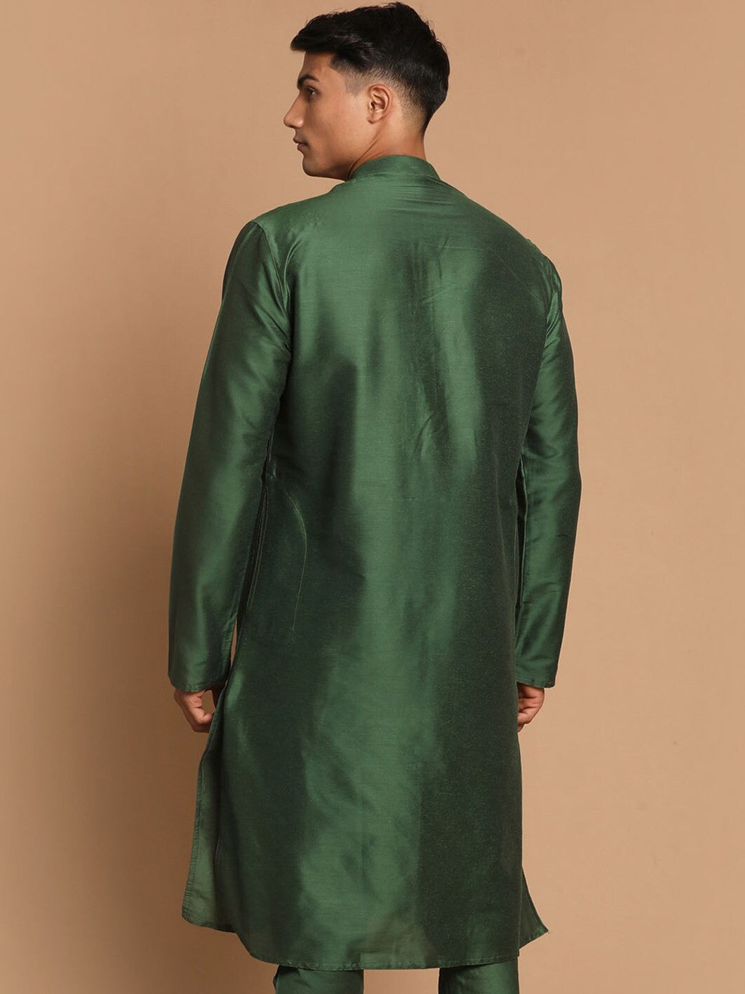 Men Green Kurta