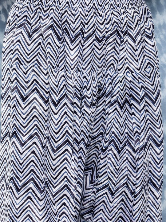 Plus Size Ethnic Yoke Design Gotta Patti Cotton Kurta with Dupatta