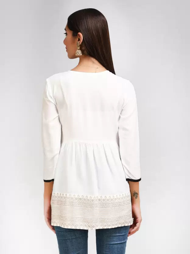 Casual Regular Sleeves Printed Women MulticolorTop