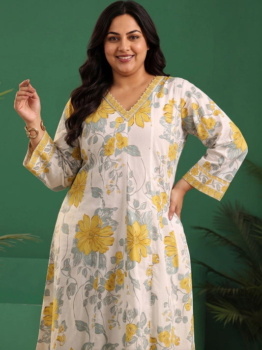 Women Floral Printed Regular Kurta with Palazzos & With Dupatta