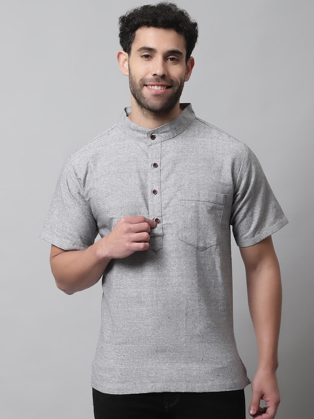 Men Cotton Short Kurta