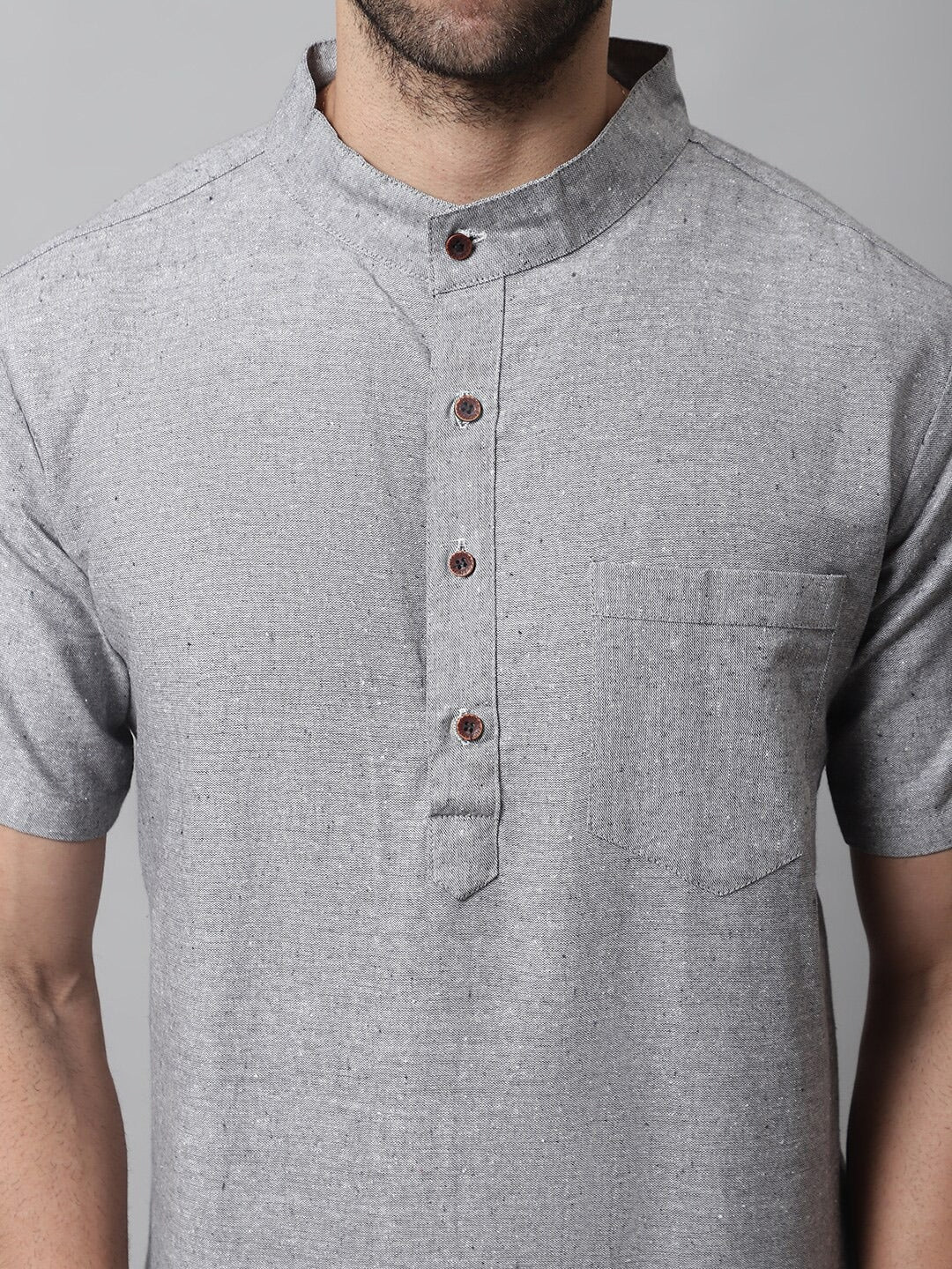 Men Cotton Short Kurta