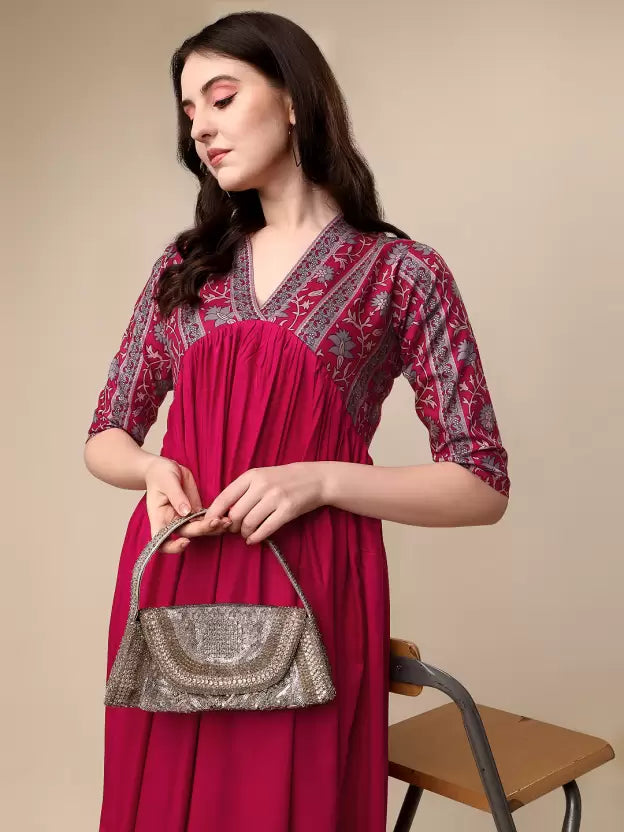 Women Maxi Pink Dress