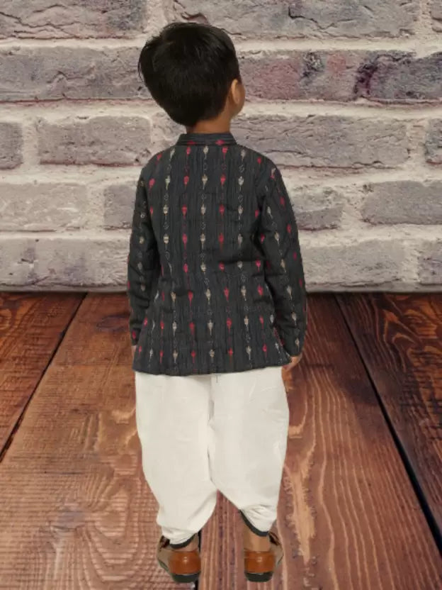 Baby Boys Festive & Party Dhoti & Kurta Set (Multicolor Pack of 2)