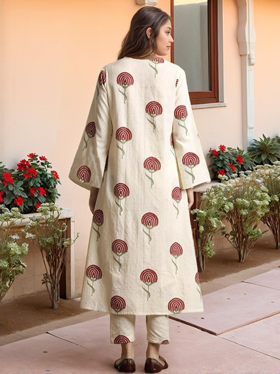 Women Viscose Rayon Printed Kurta Sets