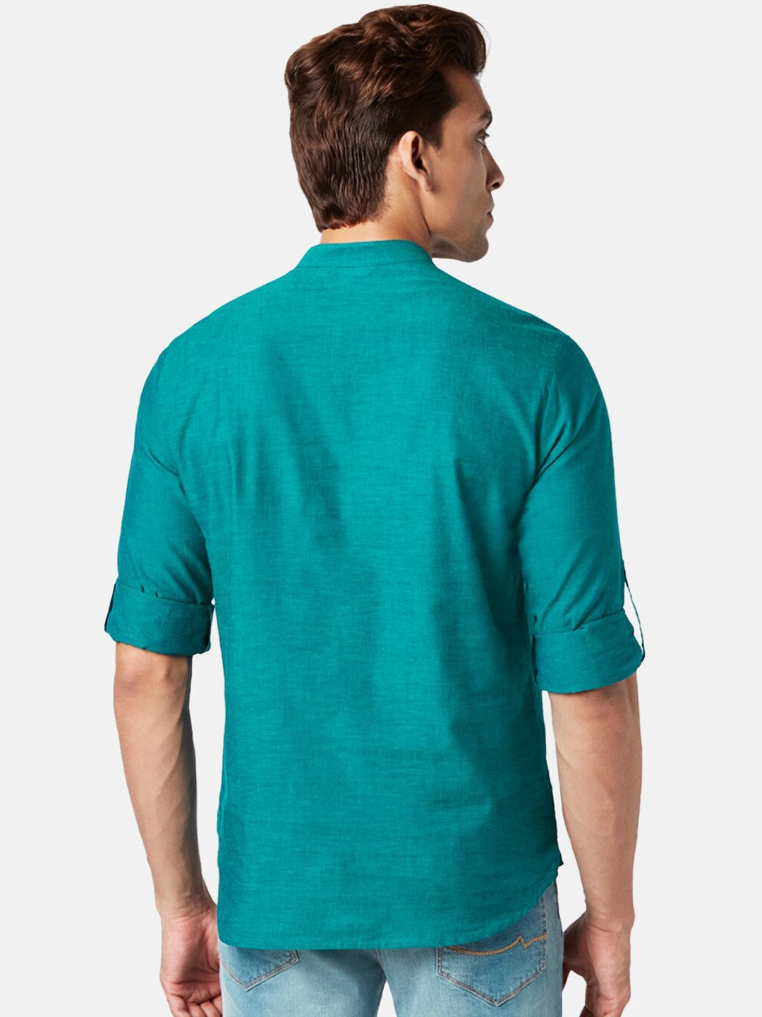 Mandarin Collar Pure Cotton Kurta