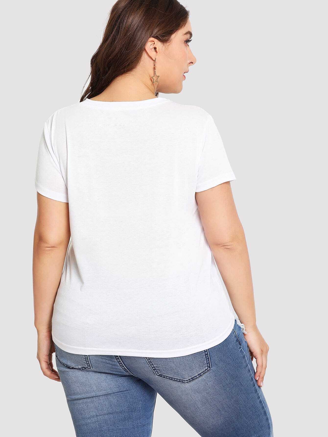 Plus Ornate Elephant Graphic Tee