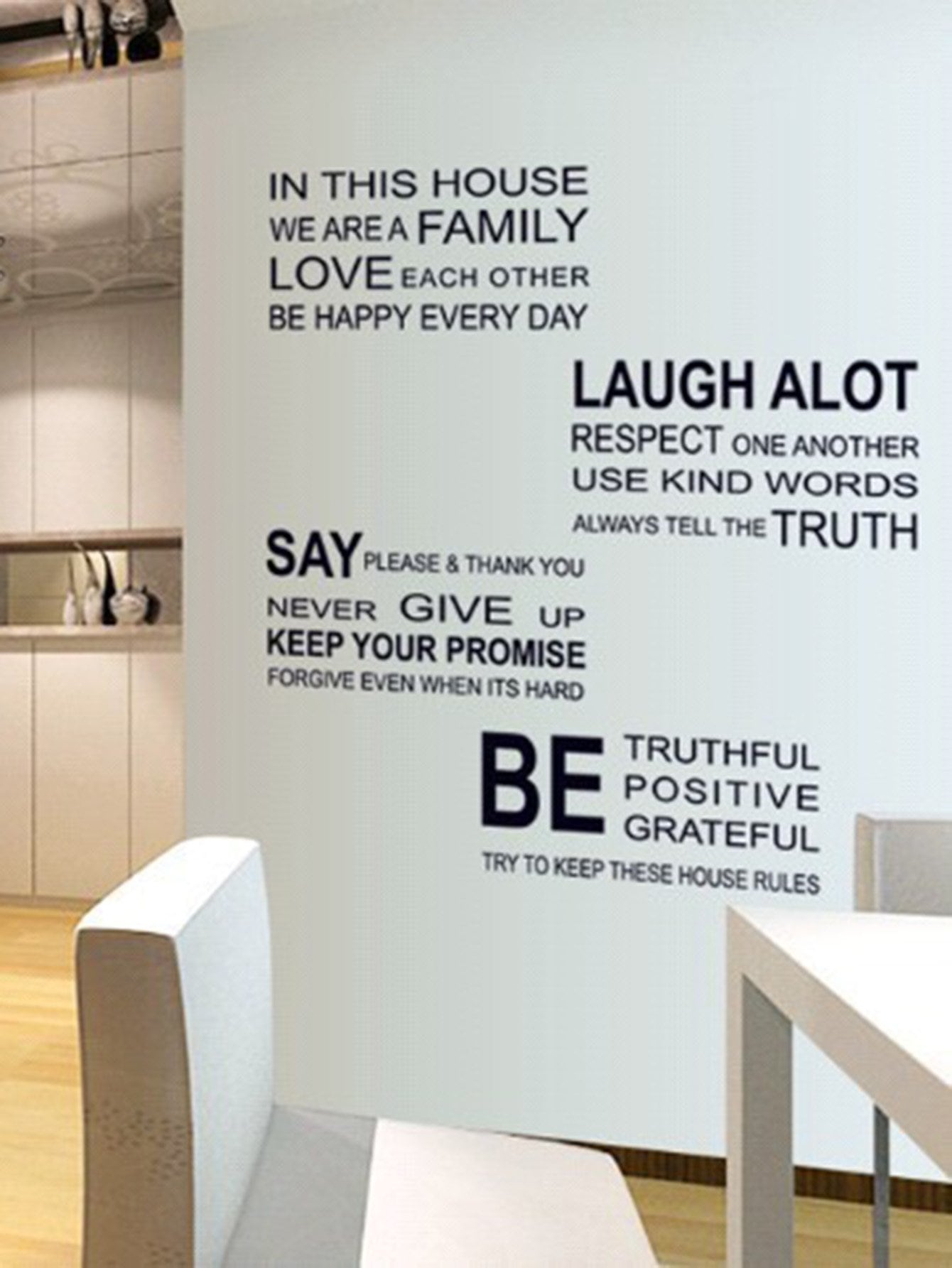 Slogan Wall Sticker