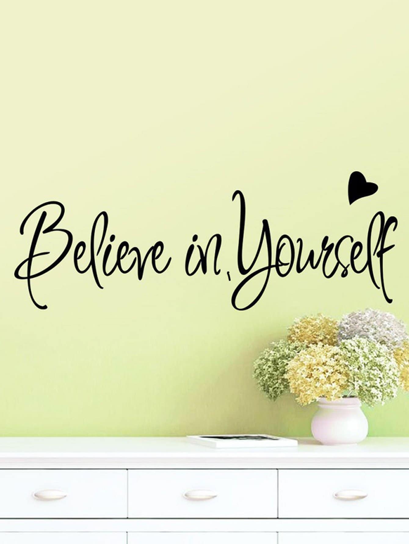 Slogan Wall Decal