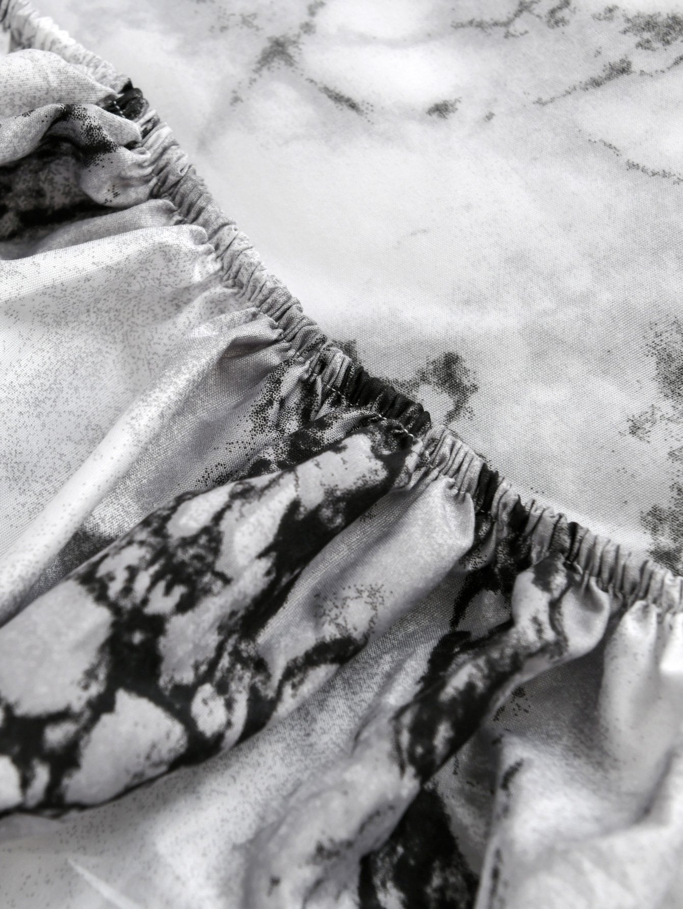 Marble Print Fitted Sheet 1PC