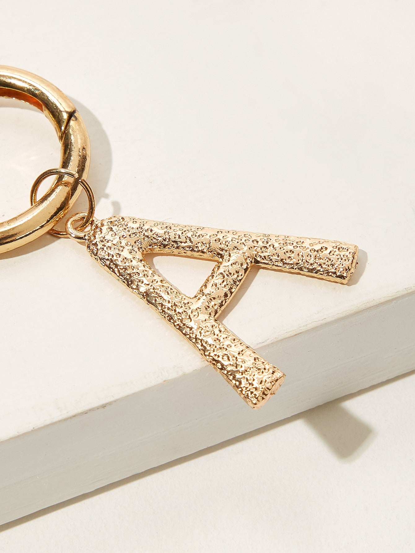 Letter Shaped Keychain