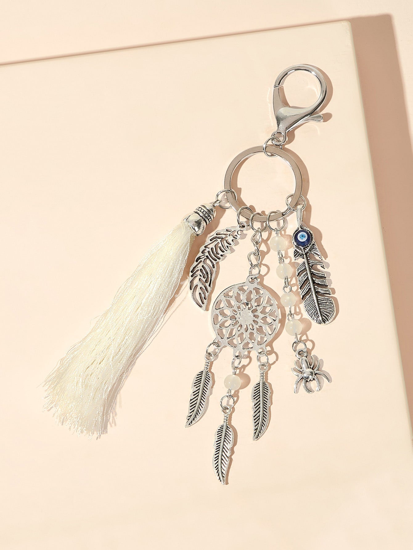 Dreamcatcher & Tassel Charm Keychain