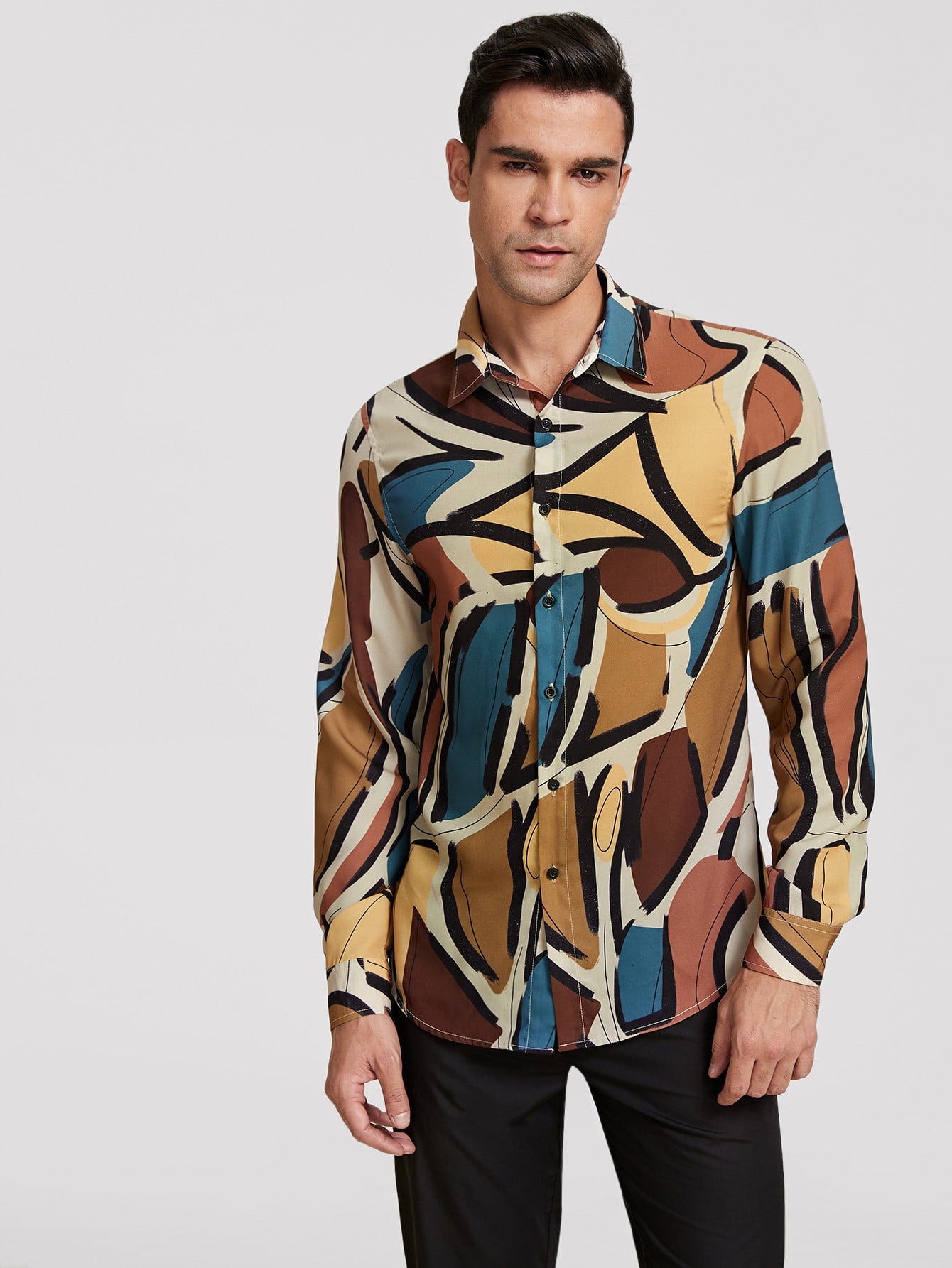 Men Allover Print Shirt
