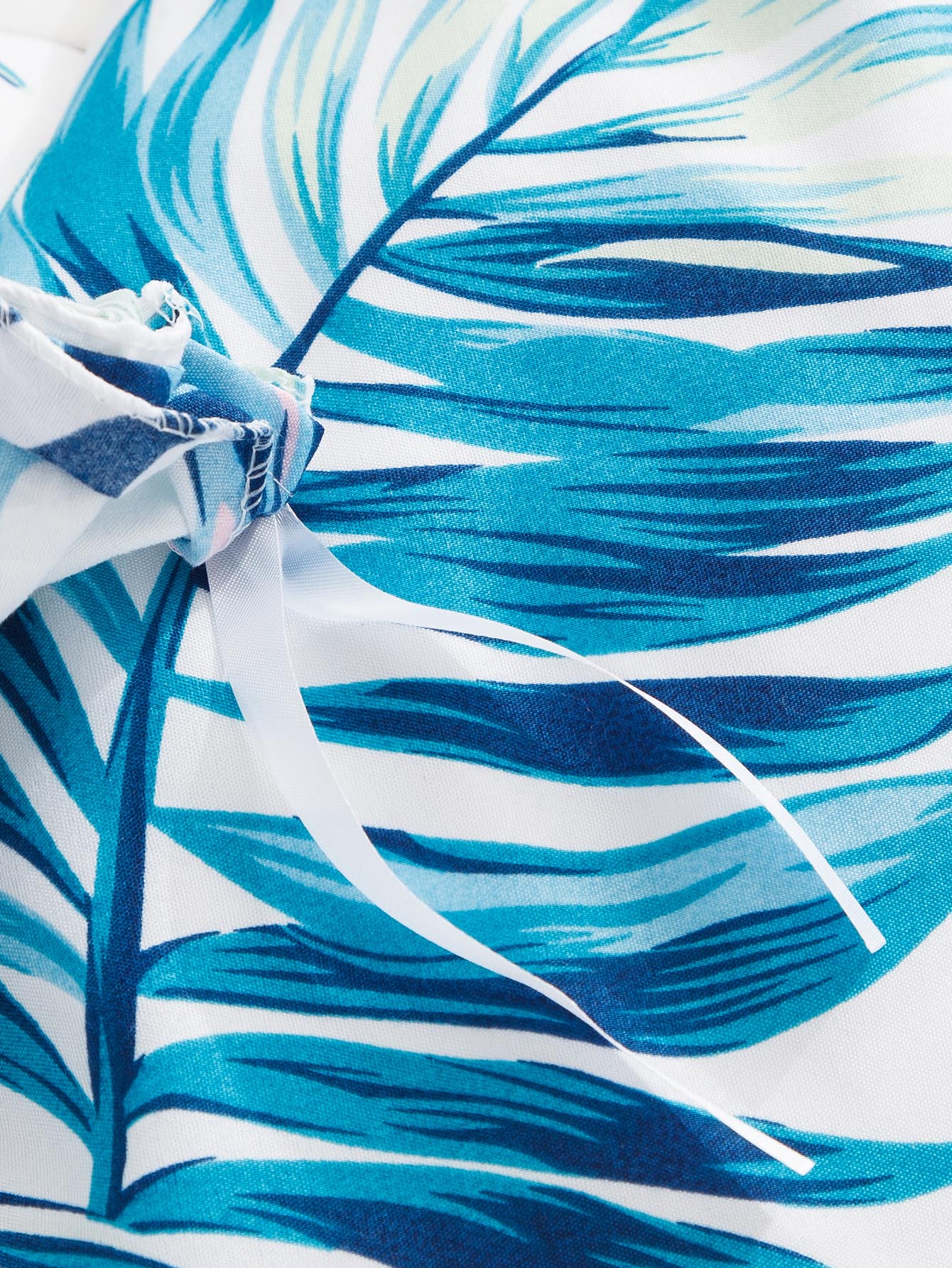 Tropical Leaf Print Sheet Set