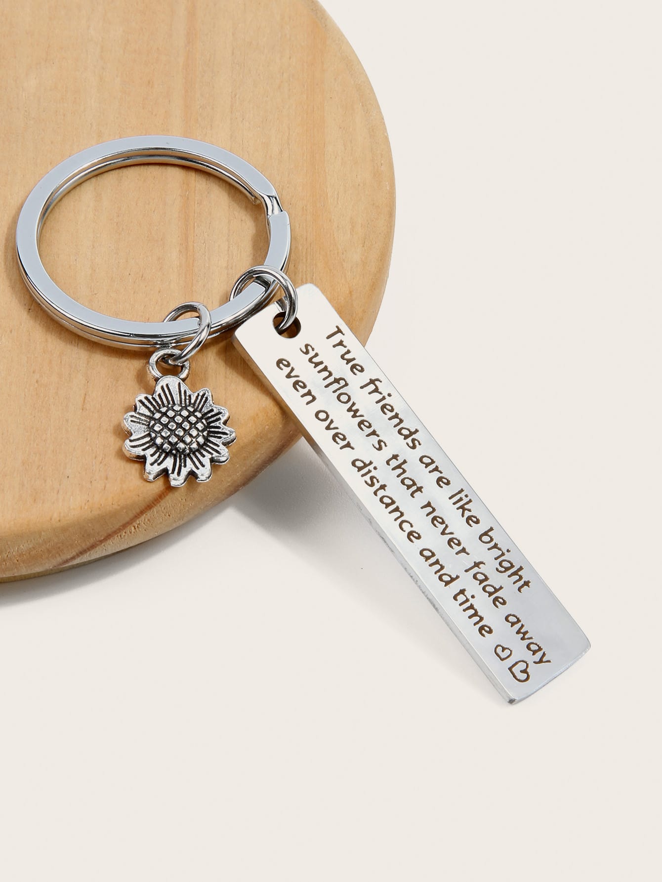 1pc Sunflower Charm Keychain