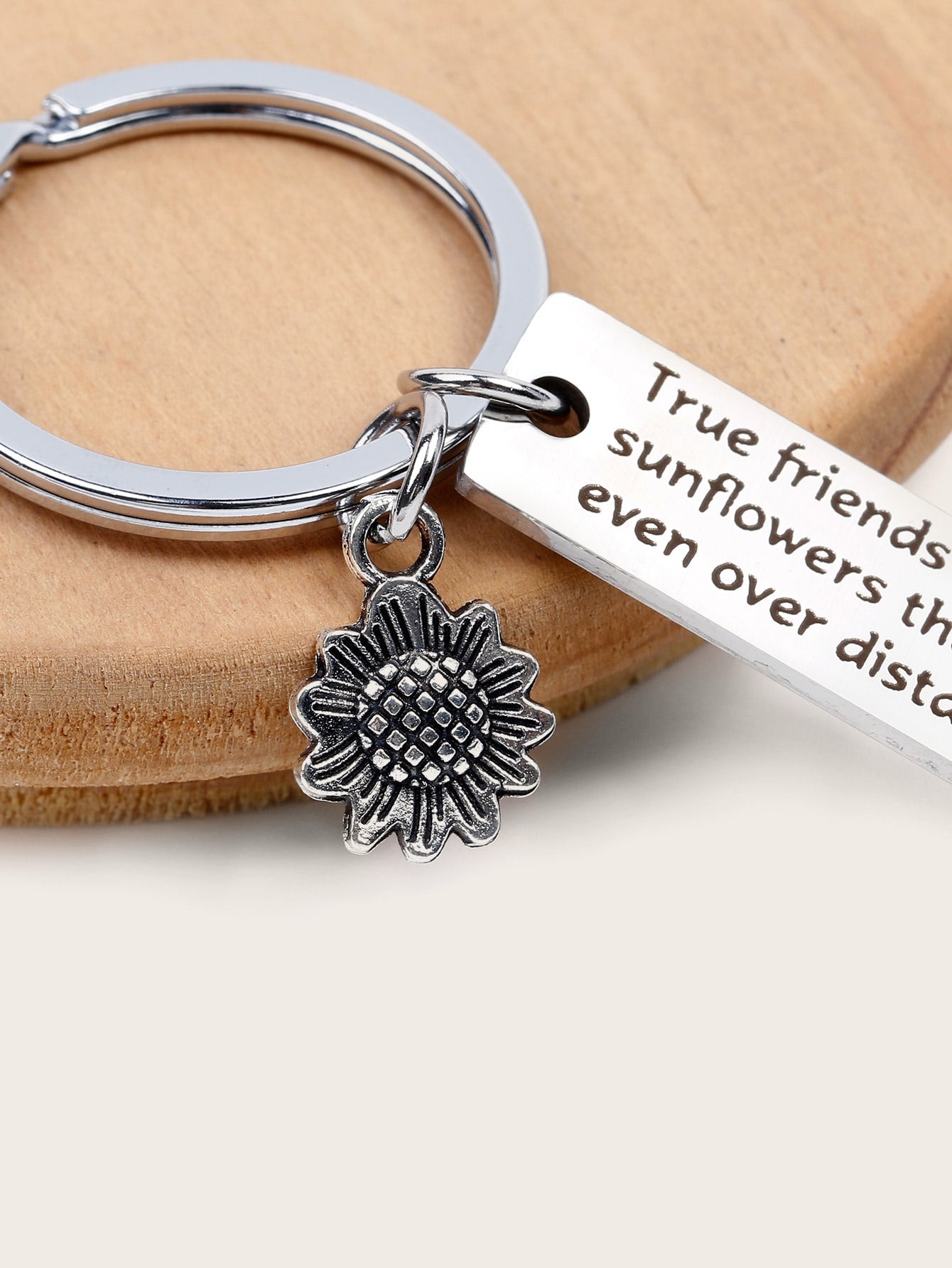 1pc Sunflower Charm Keychain