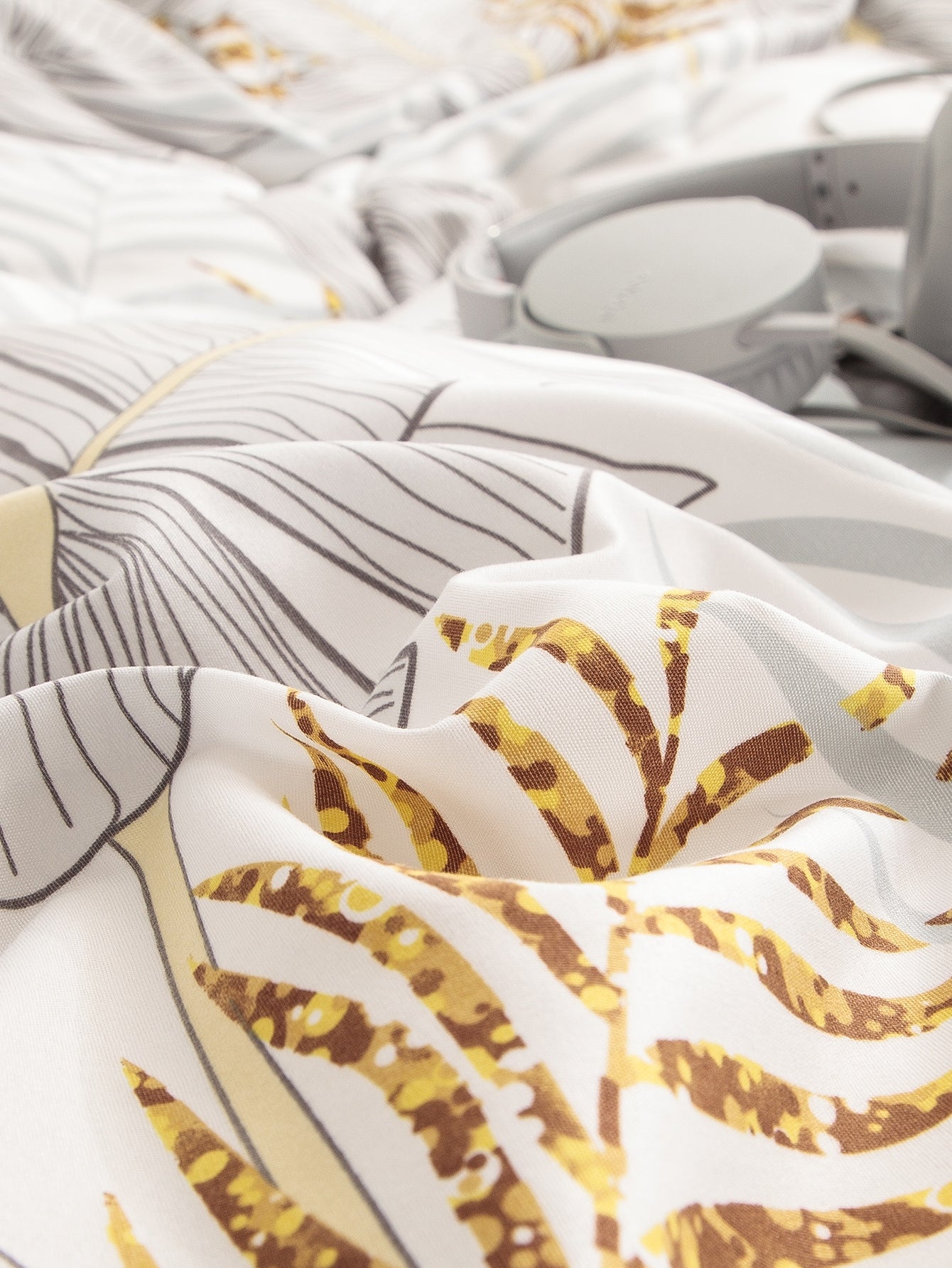 Line Draft & Bronzing Leaf Pattern Sheet Set