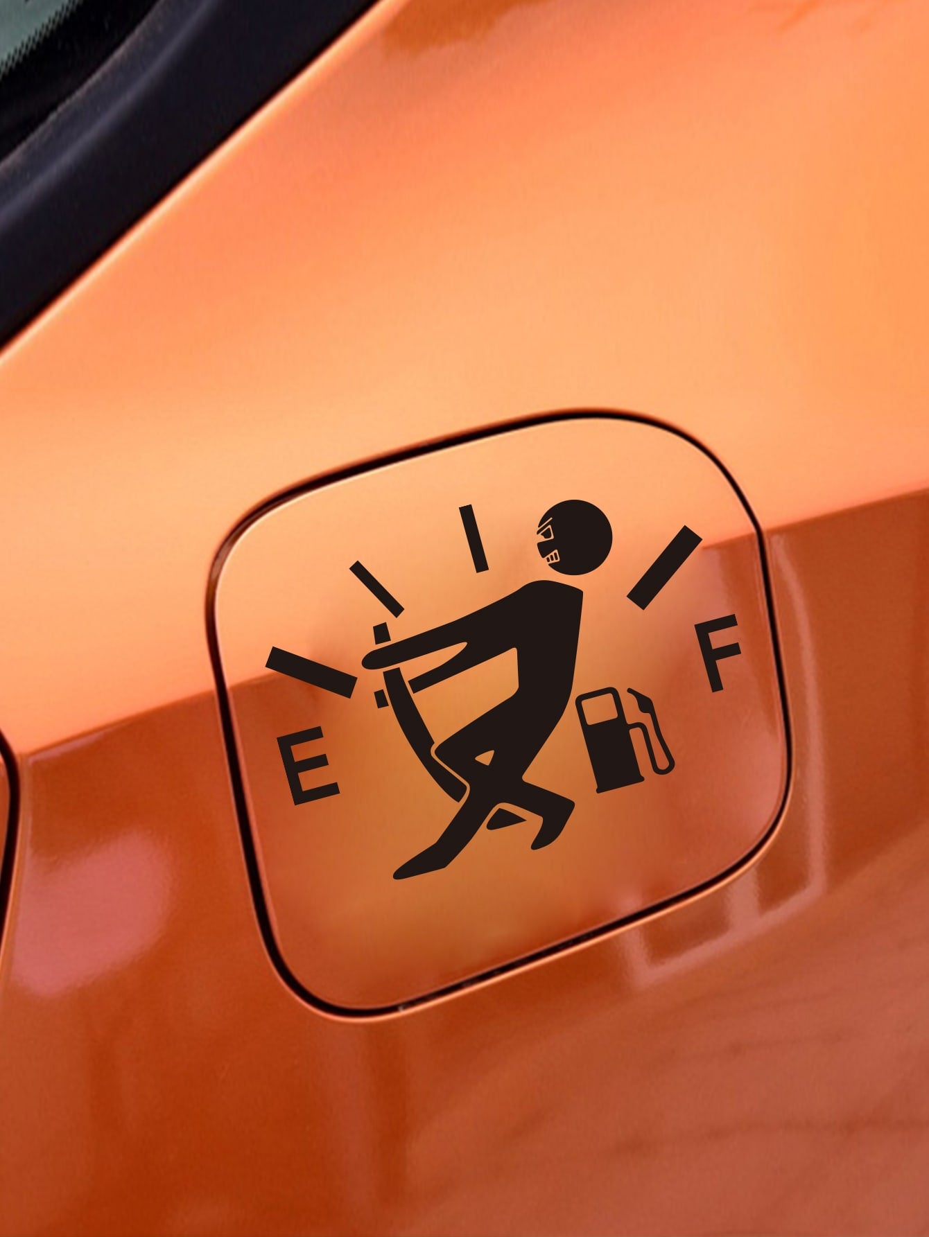 Car High Consumption Fuel Wall Sticker