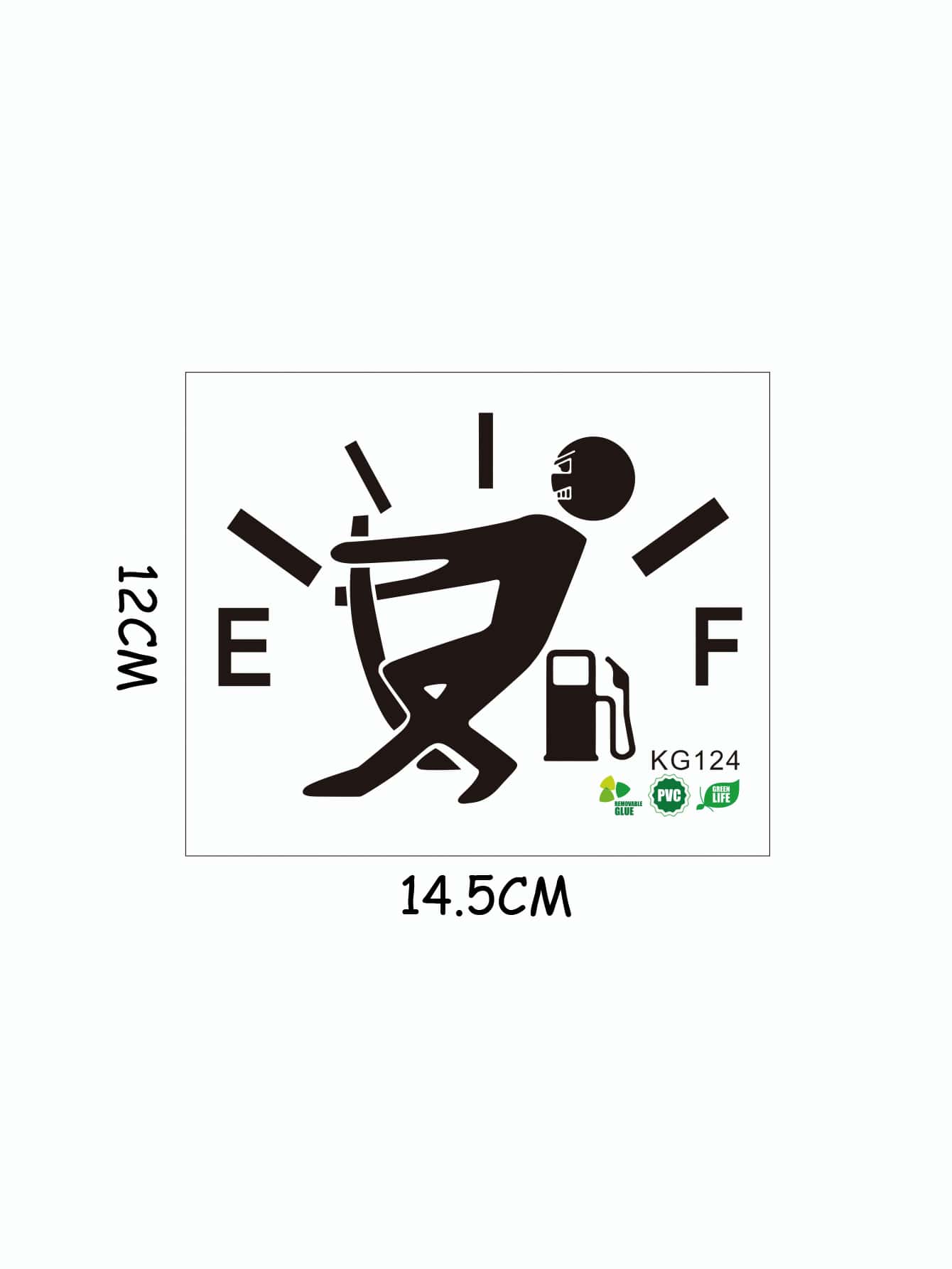 Car High Consumption Fuel Wall Sticker