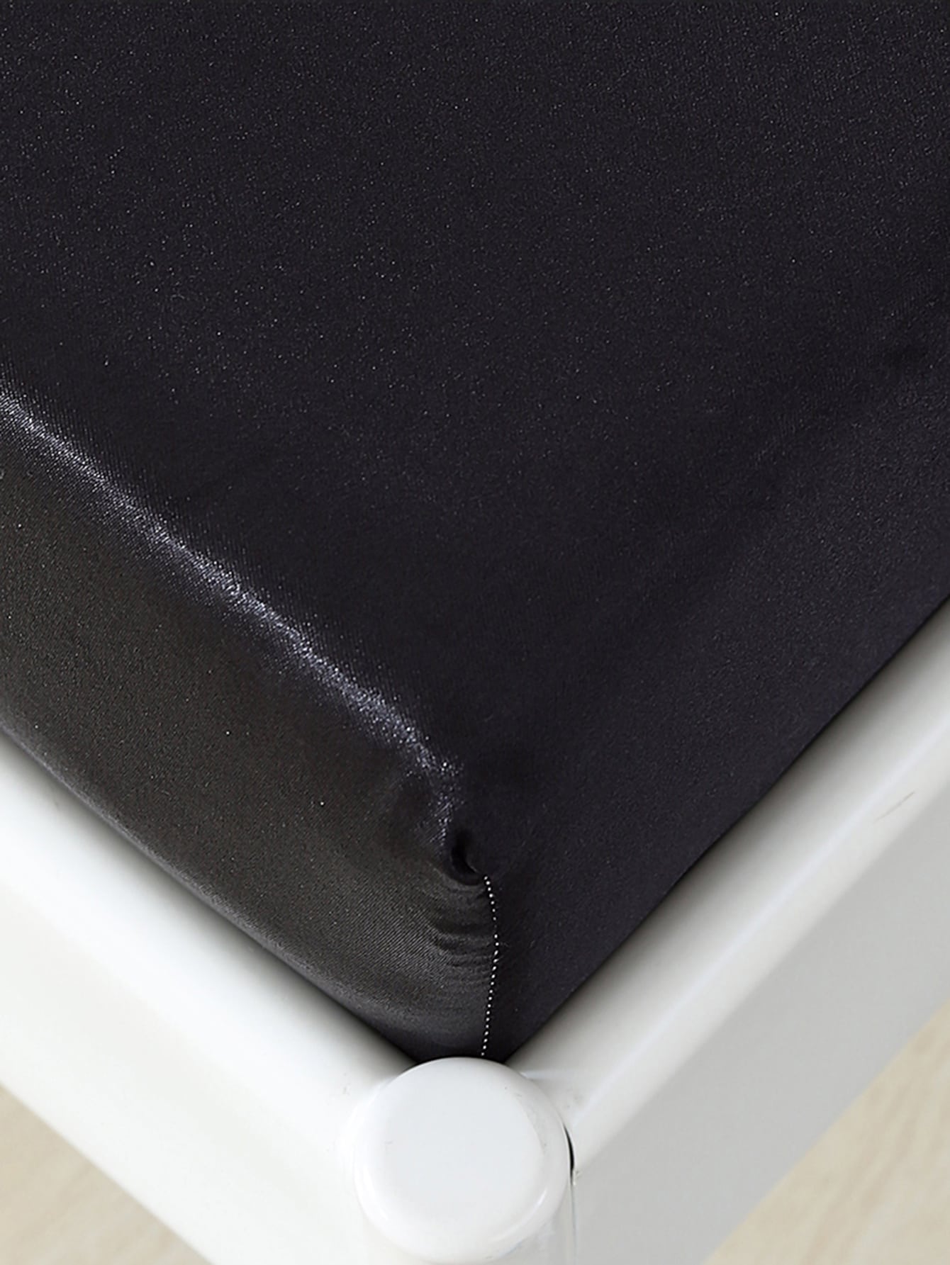 Plain Satin Fitted Sheet Set