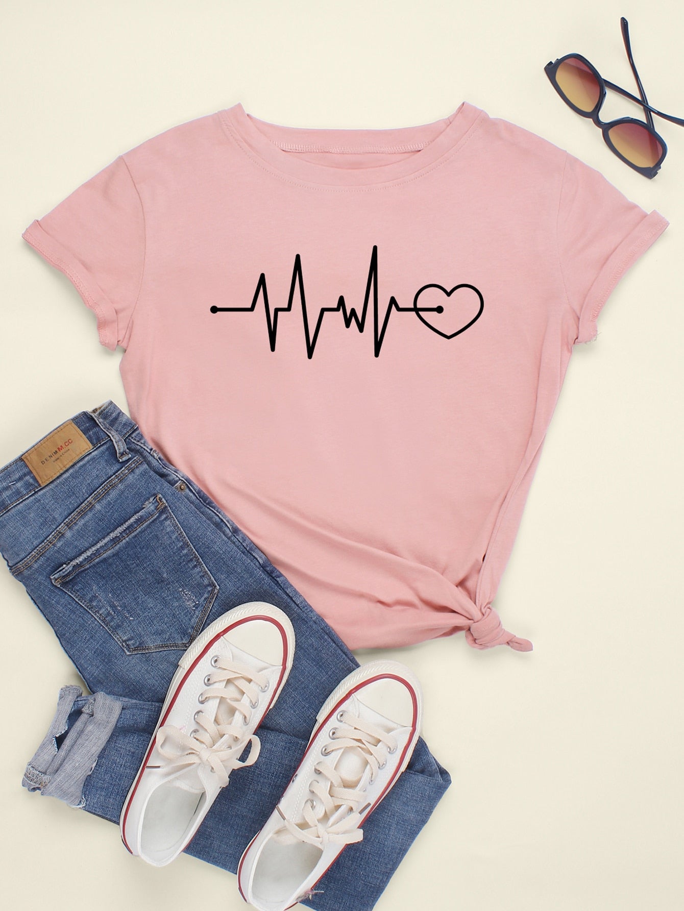 Graphic Print Short Sleeve Tee
