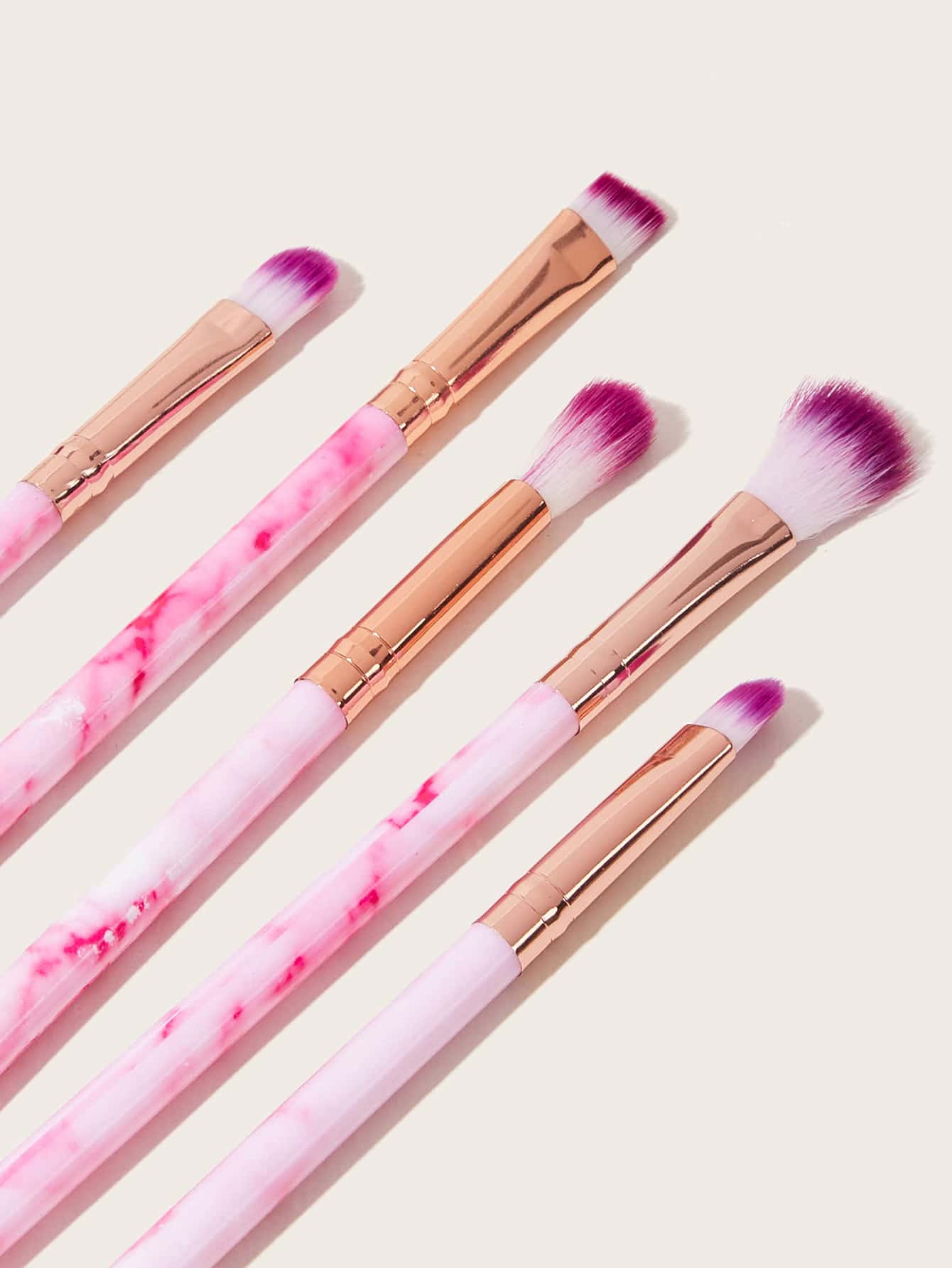 10pcs Marble Duo-fiber Eye Brush Set