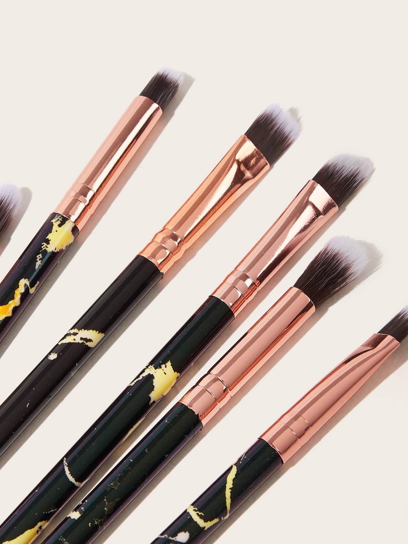 10pcs Marble Duo-fiber Eye Brush Set