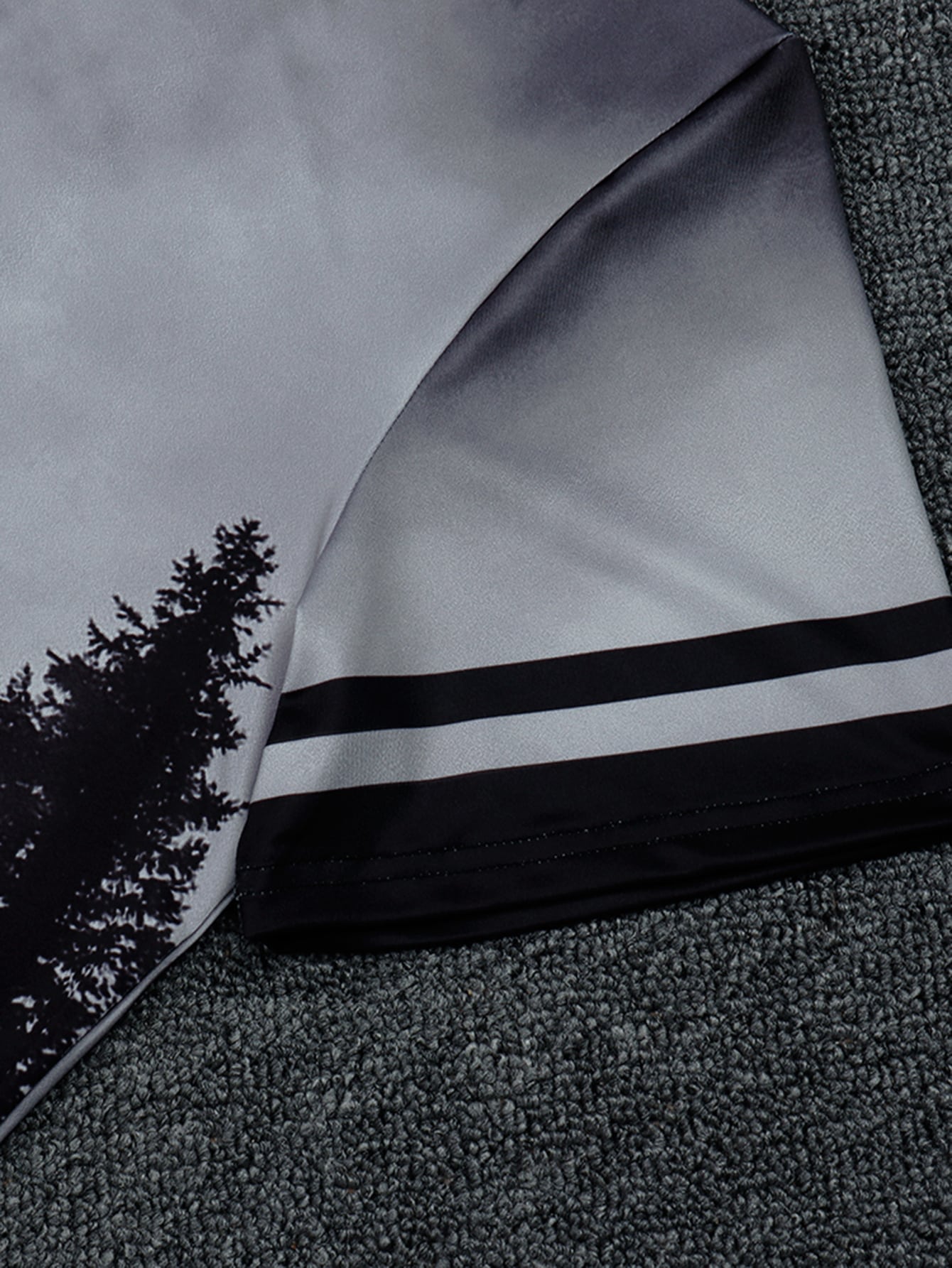 Men Landscape And Letter Graphic Tee