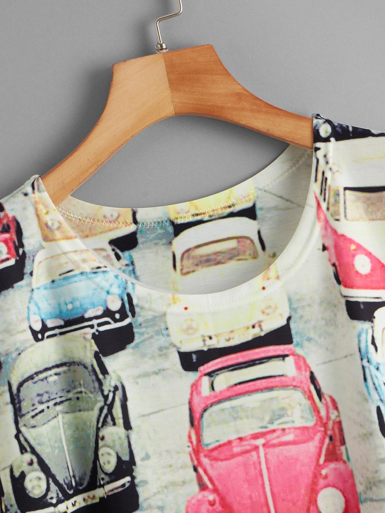 Car & Figure Graphic Tee