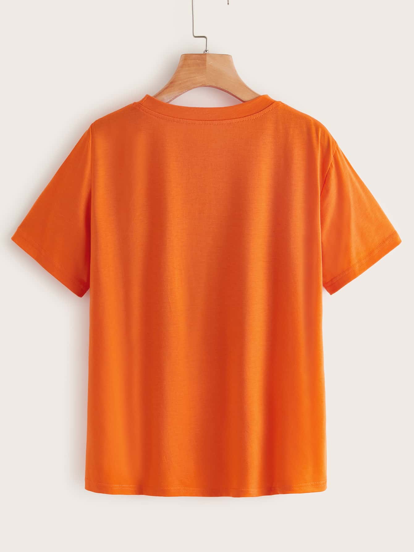 Neon Orange Figure Graphic Tee