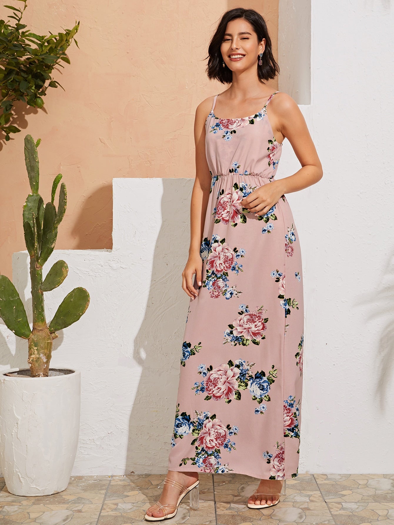 Floral Print Cami Dress